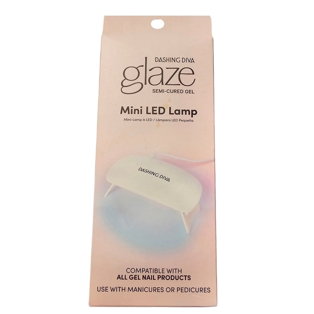 Dashing Diva Glaze Semi-Cured Gel & Mini LED Lamp•22 Nail Strips - Picture 5 of 5